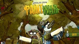 Regular Show  PAINT WAR Cartoon Network Games [upl. by Othella402]