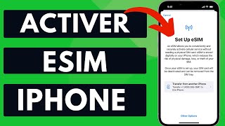 Comment Activer eSim Sur iPhone Facile [upl. by Corenda]