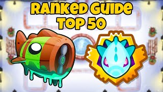 RANKED Bloonarius Tutorial  TOP 50  Winterpark  BTD6 [upl. by Ketchan]