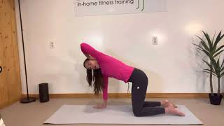 Midback thoracic rotations hands and knees [upl. by Arliene]