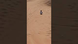 Sandboarding in Dubai Fun video sandboarding dubai desert [upl. by Dobbins]