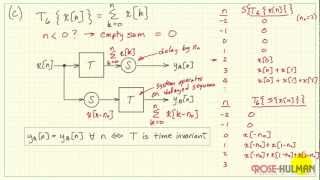 Time Invariance Example 2 [upl. by Aihsenak721]