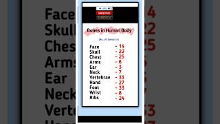 Bones 🦴🦴 In Human Body neet2025 neet medical humanbody [upl. by Otilrac851]