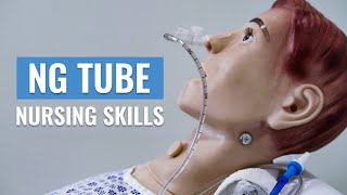 NG Tube Insertion Procedure  Clinical Skills [upl. by Whiney]