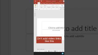 How to add online videos in Powerpoint powerpoint shorts [upl. by Erasmo]