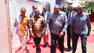 Why Former President Uhuru left a funeral in Nyeri before DP Gachaguas arrival [upl. by Custer]