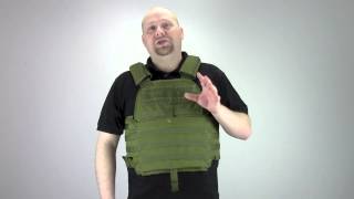 Bullet Proof Rothco Plate Carrier Vest Review [upl. by Nosde]