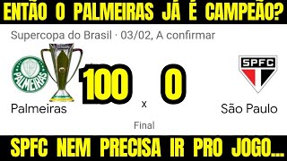 quotPERDER PARA O SPFC É CONSTRANGEDORquot A SOBERBA DE UM TORCEDOR PALMEIRENSE [upl. by Einiar]