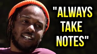 Kendrick Lamar Teaches How To Start Writing A Rap Kendrick Writing Process [upl. by Kiyoshi838]