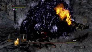 Dark Souls Remastered  SL1  Gravelord Nito Hitless [upl. by Lehcer]