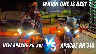 New 2024 Apache RR310 Much Better than old Apache RR 310 comparison [upl. by Rufena283]