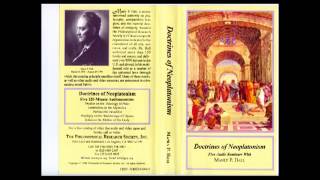 Doctrines of Neoplatonism  Plotinus the Beautiful  Manly P Hall  3 [upl. by Akcir]