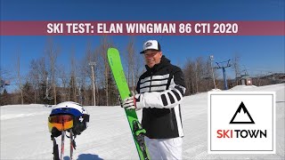 Ski Test 2020 Elan Wingman 86 CTI FR [upl. by Meeka520]