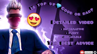 IS TOP UP 💎 GOOD OR BAD FREE FIRE INDIA tsgrittik freefire india topup ff ajjubhai [upl. by Bethena875]