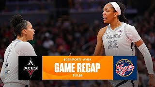 AJa Wilson BREAKS WNBA singleseason scoring RECORD  Game Recap  CBS Sports [upl. by Eelrac30]