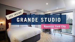 Grande Studio  Apartment Tour  Roomzzz York City [upl. by Ynnej]