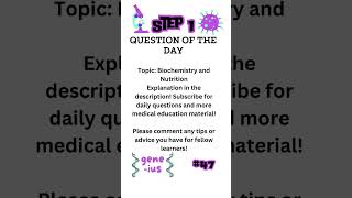 USMLE STEP 1 Question of the Day 47 [upl. by Ellebasi]