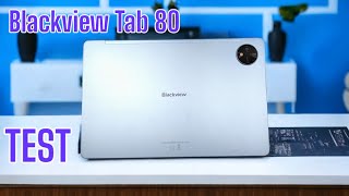 Test de la Blackview Tab 80  écran HD 8 Go de RAM 128 Go de ROM et dual SIM 4G [upl. by Checani197]