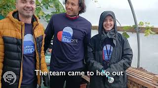 Docusign volunteers in the GLAS community garden [upl. by Ner]