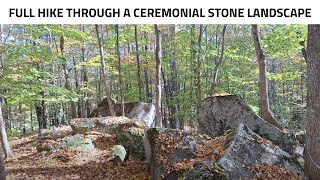 Full hike through a ceremonial stone landscape [upl. by Pump]