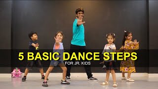 Dance Tutorial for 3 to 7 years Kids  5 Basic Steps  Deepak Tulsyan  G M Dance  Part 2 [upl. by Isabella]