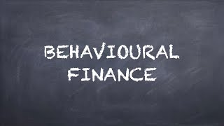 Behavioral Finance【Dr Deric】 [upl. by Gorlin]