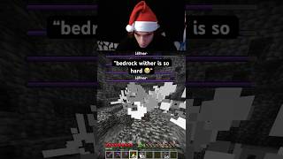 fighting 5 bedrock wither at the same time 🥱 minecraft minecraftmemes minecraftfunny gaming [upl. by Cyndia677]