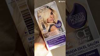 Decolorante efecto Morado 💜 de lorealparis tintes hairplantation hair [upl. by Adnomar210]