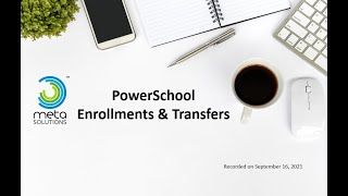 PowerSchool Enrollments and Transfers  Classic Menu [upl. by Teddi214]