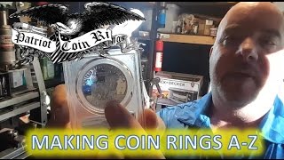 Learn How to make a Silver Coin Ring Tips and Tricks [upl. by Aicena]