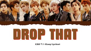 EXO 엑소 Drop That Easy Lyrics [upl. by Adamina]