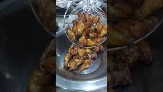 Chicken wings with mushrooms yummy shorts satisfry trendingshorts cooking food [upl. by Ahseina527]