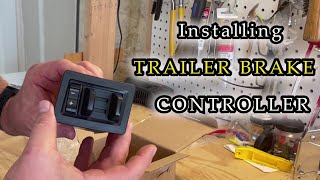 Installing TRAILER BRAKE CONTROLLER in 2020 Ford F150 [upl. by Caras]