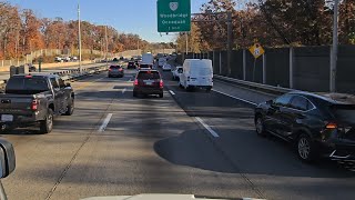 Nov 11th Big Rig Drive Ruther Glen to Lorton – Mastering the I95 Freight Run 4K HDR Truck Drive [upl. by Nahgaem]