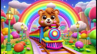 Rainbow Train Song  Nursery Rhymes amp Kids Songs [upl. by Eelyac]