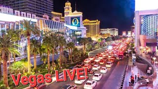 Las Vegas LIVE NOW The Strip walk [upl. by Razaile171]