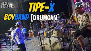 TIPEX  BOYBAND drumcam Live in Jakarta [upl. by Animehliw]