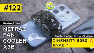 Review NETPAC FAN COOLER X3B  Tes Genshin Impact di Infinix GT 10 Pro [upl. by Berri]