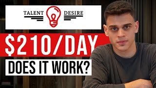 Talent Desire Review – Easy 135 Per Day Talent Desire Typing Job TRUTH Revealed [upl. by Manson]