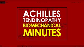 Achilles Tendinopathy  Biomechanical Minutes  Therapeutic Associates [upl. by Lebasile]