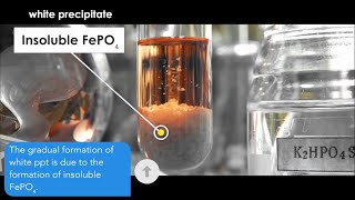 Dipotassium hydrogen phosphate K2HPO4  Iron III chloride FeCl3 [upl. by Akiwak]