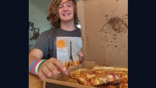 Eating an entire 16 inch pizza in one sitting [upl. by Say32]