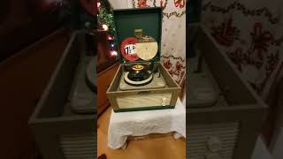 Hoppybellbox Dansette Major Record player Christmas 2024 Singles [upl. by Robma]