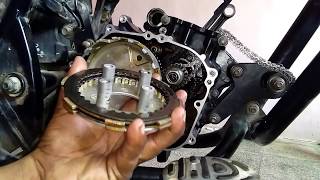 Part 3 Bajaj Discover 150Clutch assembly [upl. by Maiah]