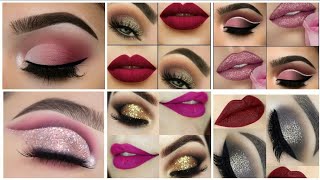 top new eyeshadow compilation✨ Amezing eyeshadow with lipstick ❤️lipstick ideas💡 [upl. by Deadman754]