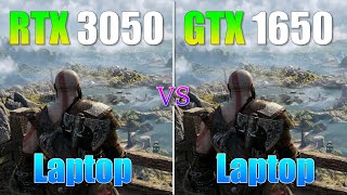 RTX 3050 Laptop vs GTX 1650 Laptop  Gaming Test  How Big is The Difference [upl. by Fenner230]