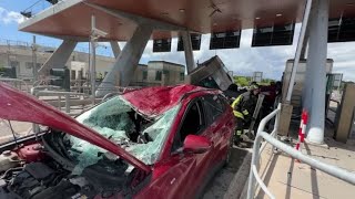 Incidente al casello autostradale di Rosignano tre morti [upl. by Ahsyek177]