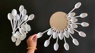 DIY WOODEN SPOON WALL HANGING I DIY CRAFT IDEA I Creative Diaries [upl. by Ille]