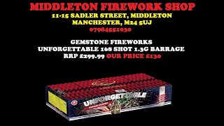 Unforgettable Gemstone Fireworks Improved For 2024  £130 At Middleton Firework Shop Manchester [upl. by Clementis]