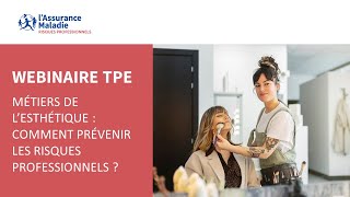 Métiers de lesthétique  Comment prévenir les risques professionnels [upl. by Drye]